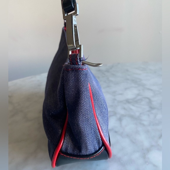 Vintage Rare Sanrio Hello Kitty Denim Purse - Picture 4 of 10